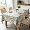 Nappe Rectangulaire en Coton Jacquard – Douce, Lavable, Idéale pour la Cuisine et les Réceptions