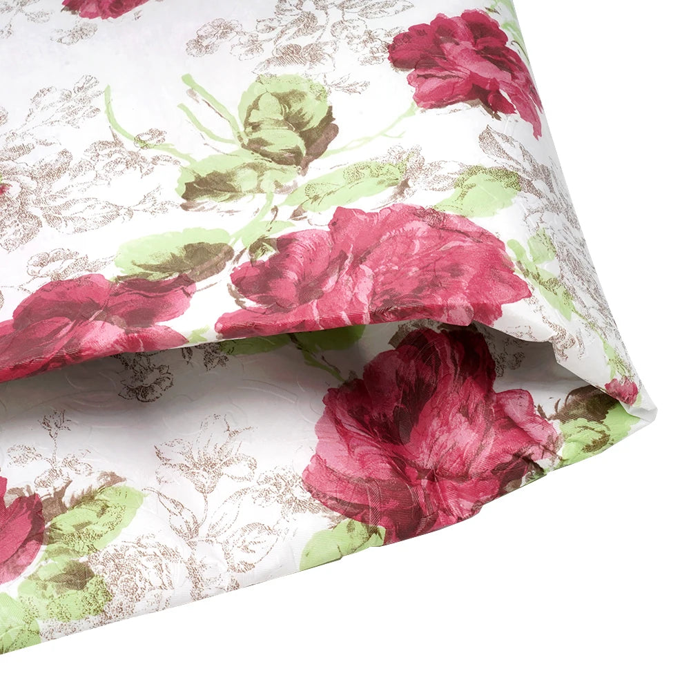 Nappe Ronde Imperméable et Anti-Tache en PVC (152 / 180 cm) – Motif Fleuri