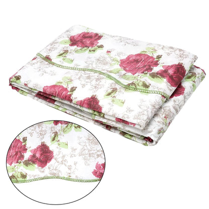 Nappe Ronde Imperméable et Anti-Tache en PVC (152 / 180 cm) – Motif Fleuri